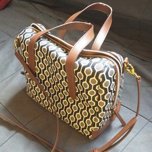 Fossil "Rachel" Leather Satchel